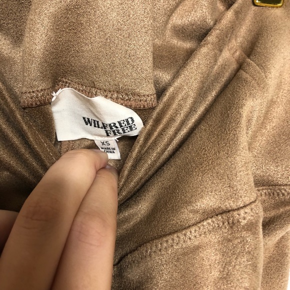 Aritzia Wilfred Free Faux Suede Daria Pant Legging - Picture 4 of 6